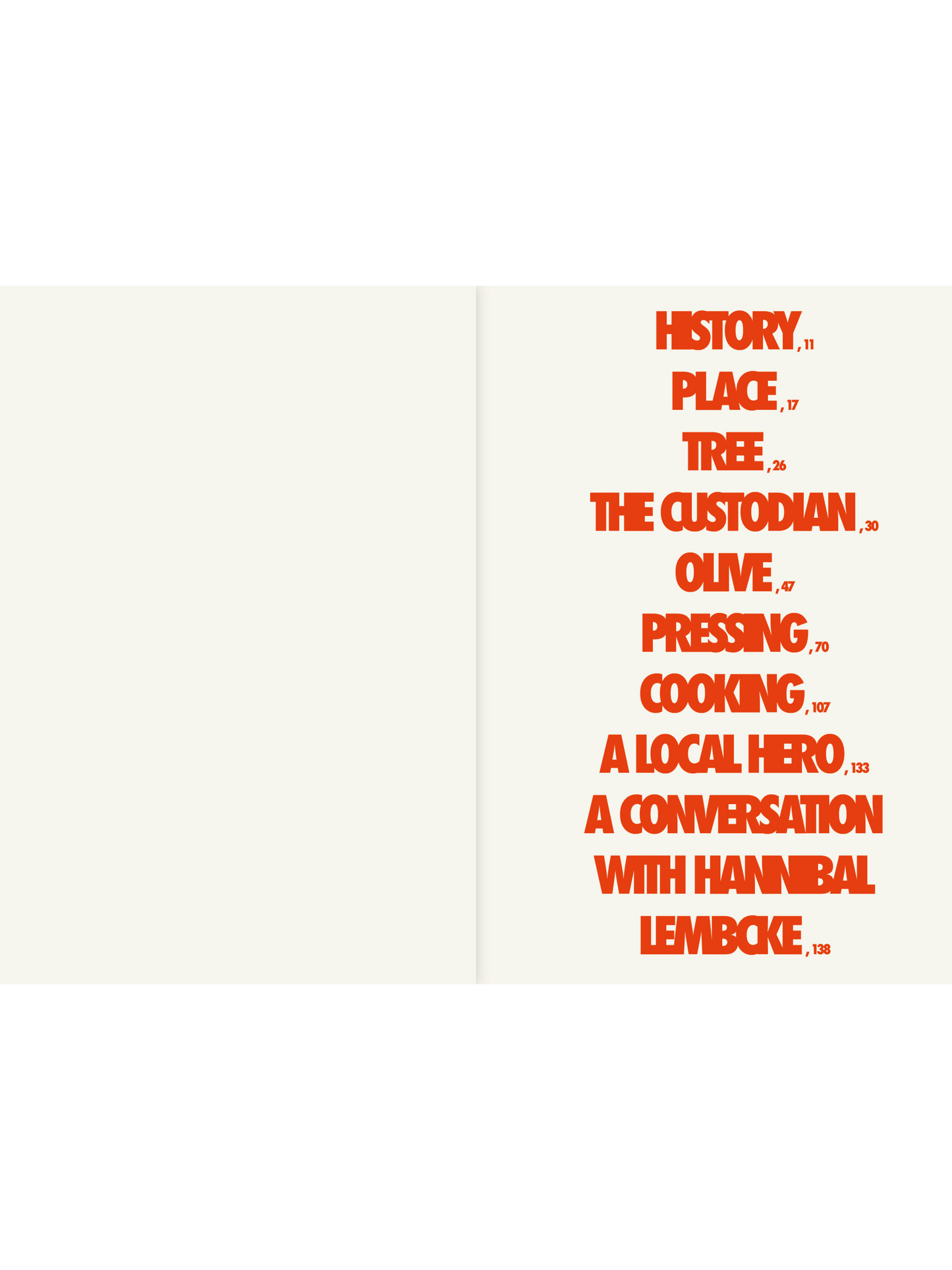 A book about Olive oil